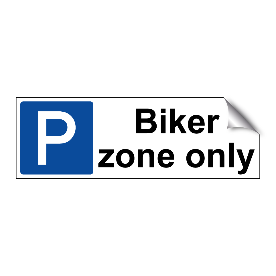 Biker zone only
