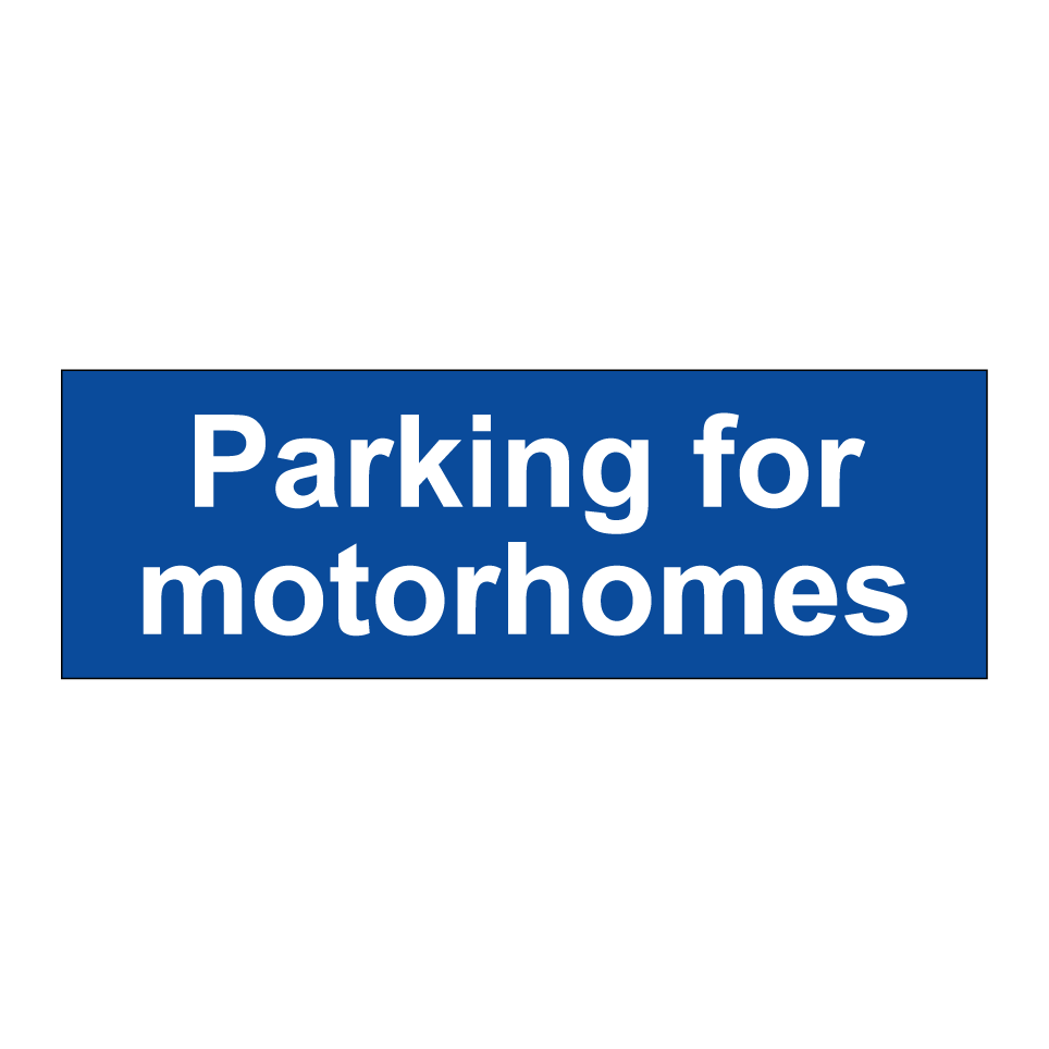Parking for motorhomes