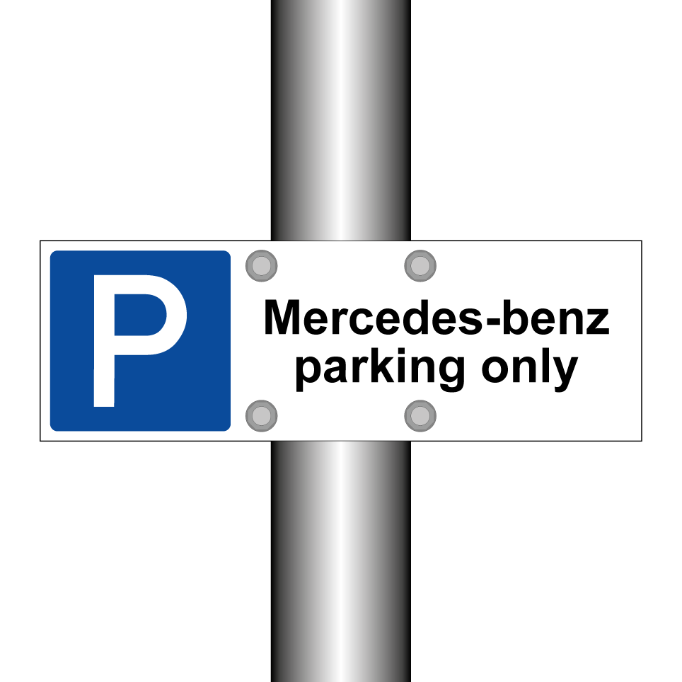 Mercedes-benz parking only