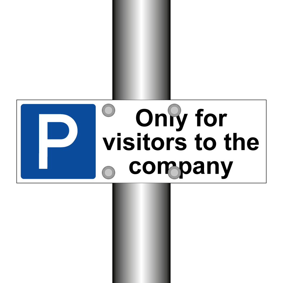 Only for visitors to the company