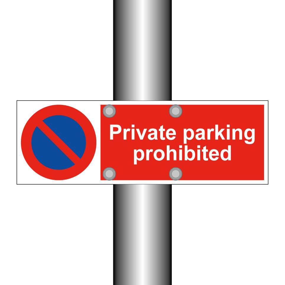 Private parking prohibited