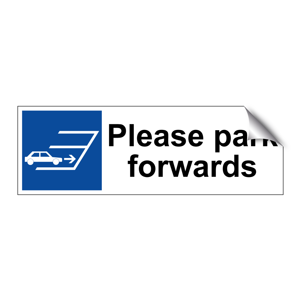 Please park forwards