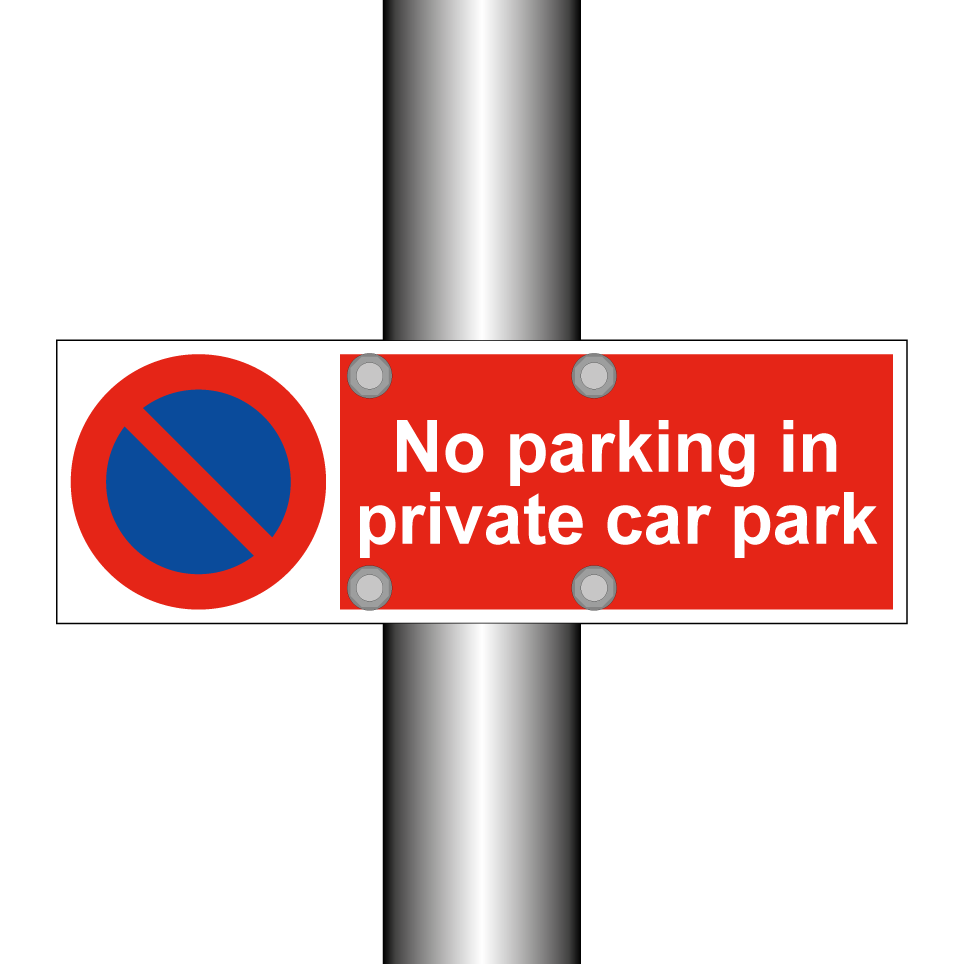 No parking in private car park