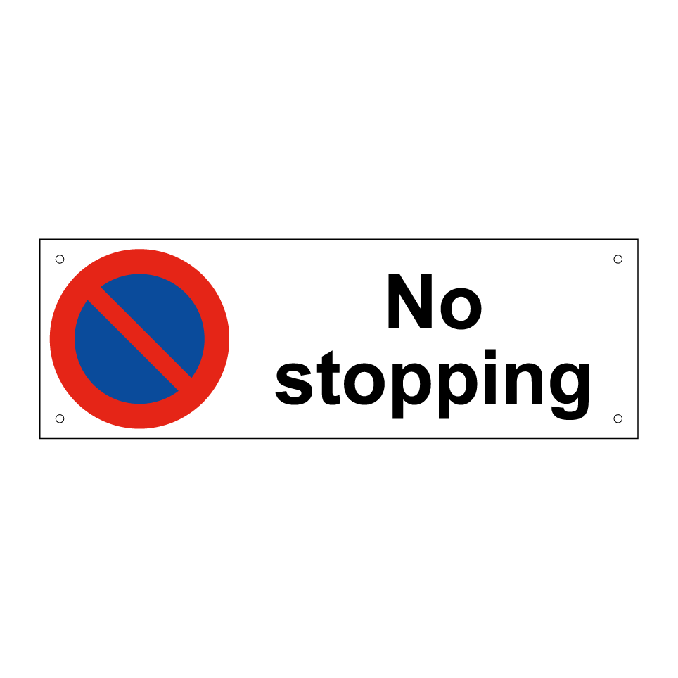 No stopping