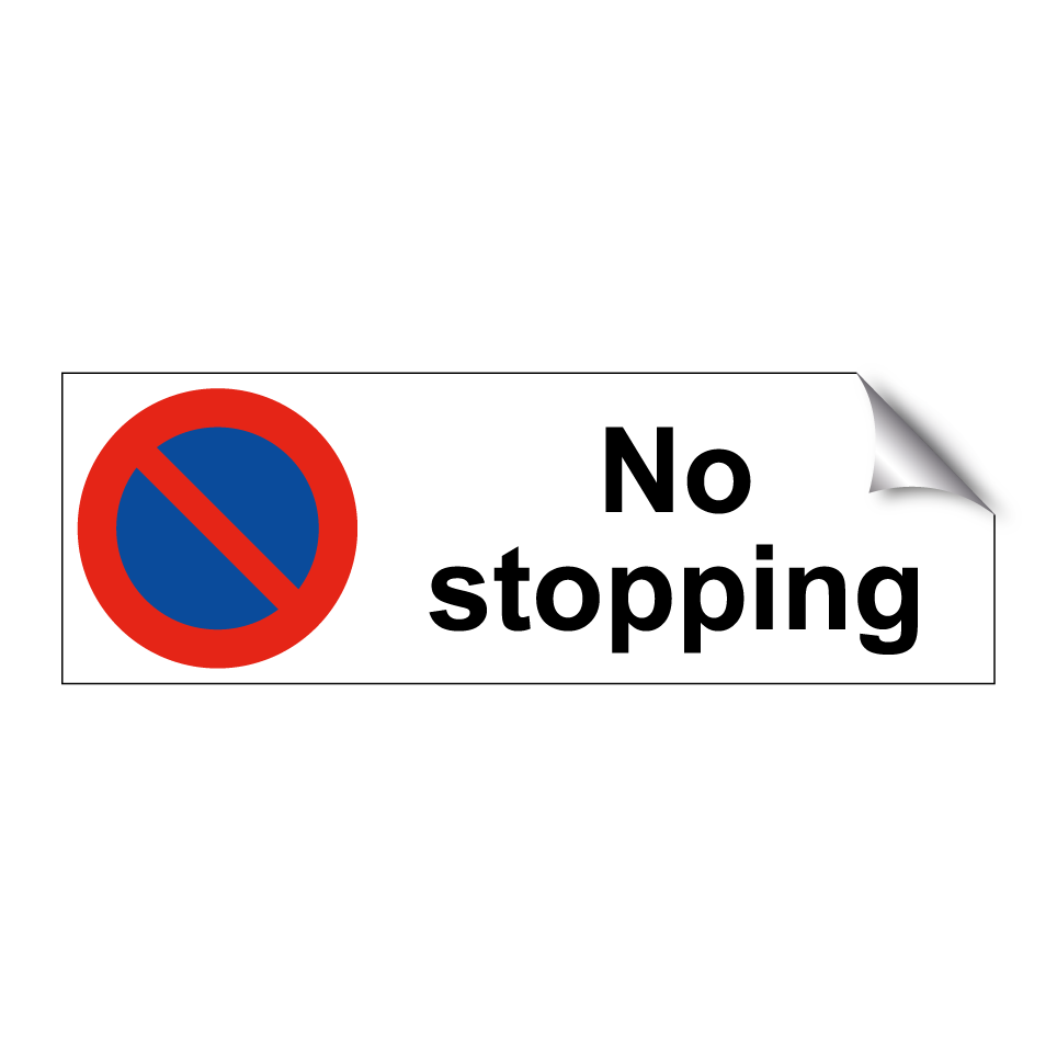 No stopping