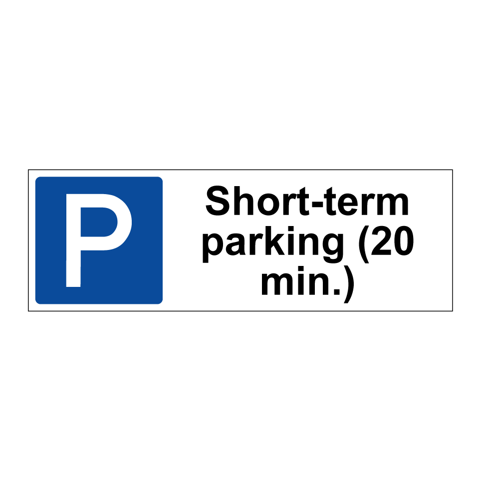 Short-term parking (20 min.)