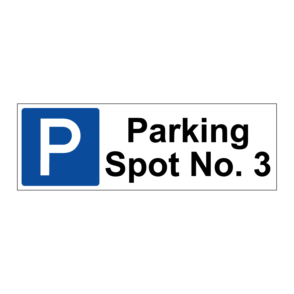 Parking Spot No. 3