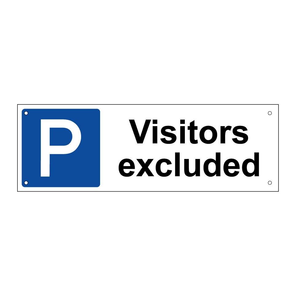 Visitors excluded