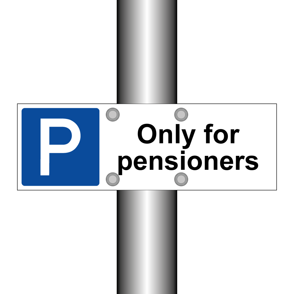 Only for pensioners