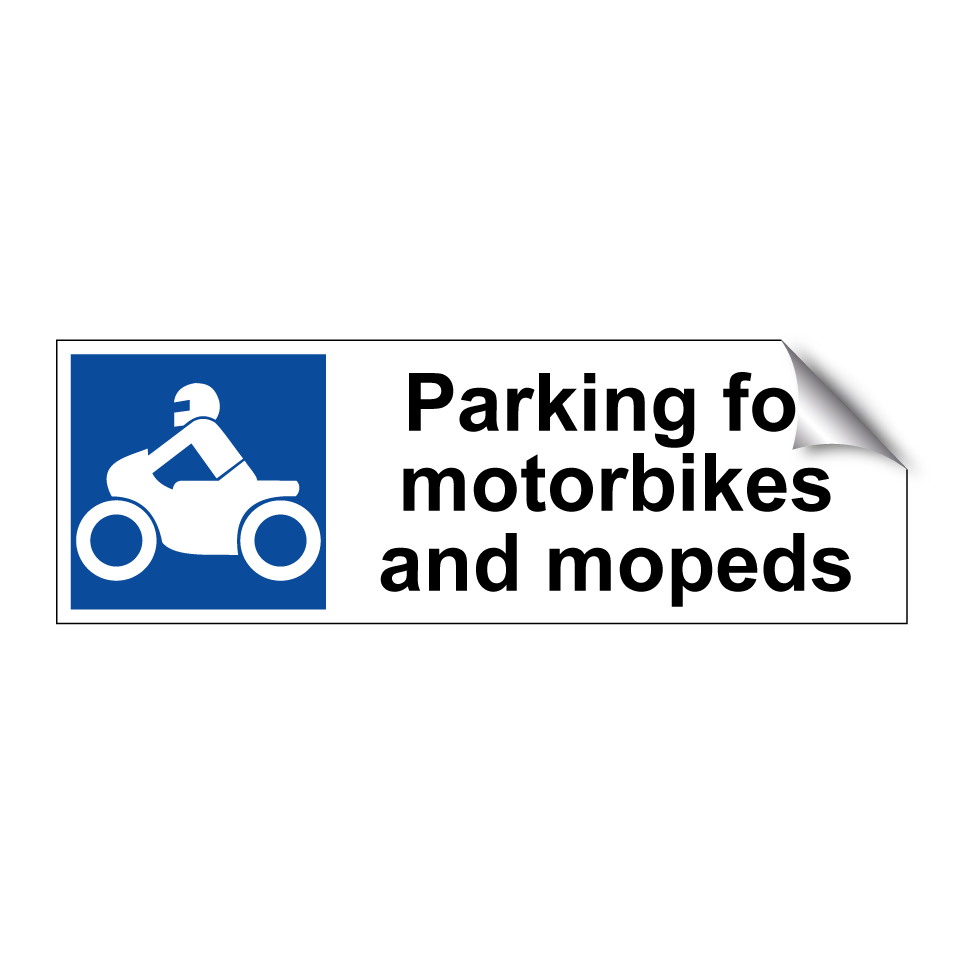 Parking for motorbikes and mopeds