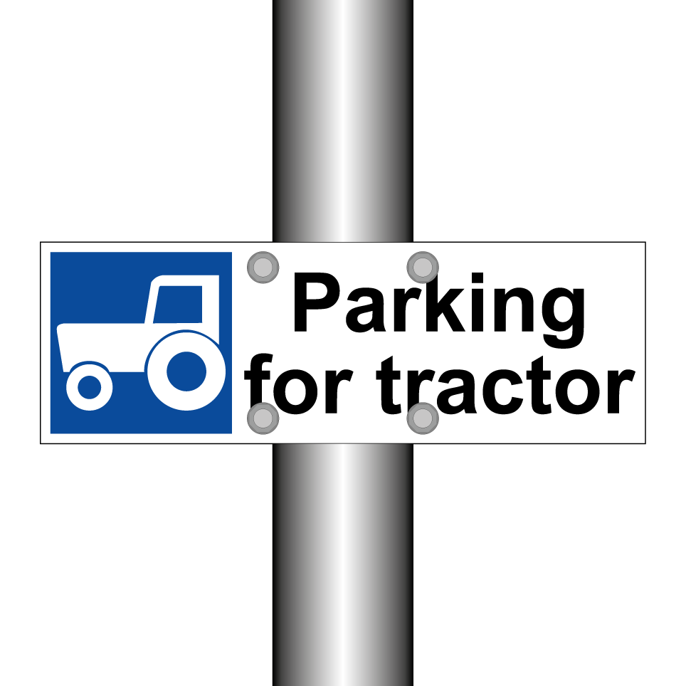 Parking for tractor