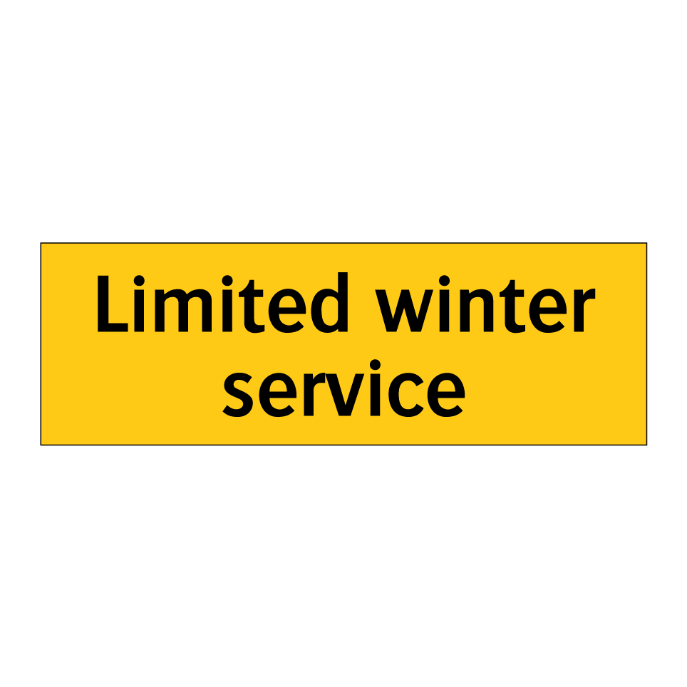 Limited winter service