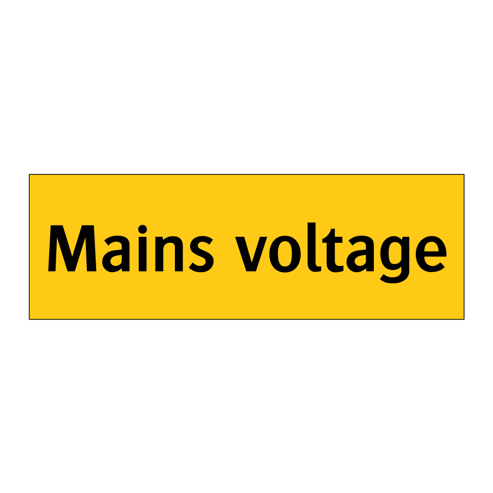 Mains voltage