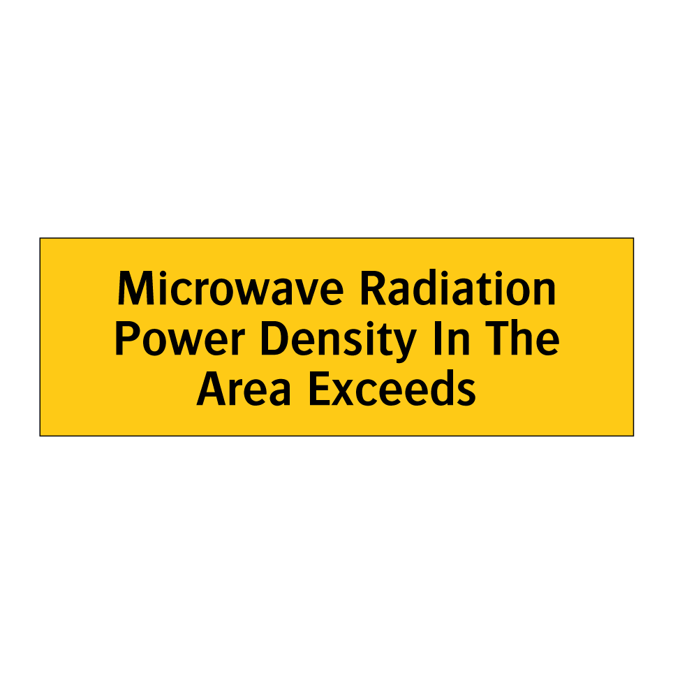 Microwave Radiation Power Density In The Area Exceeds