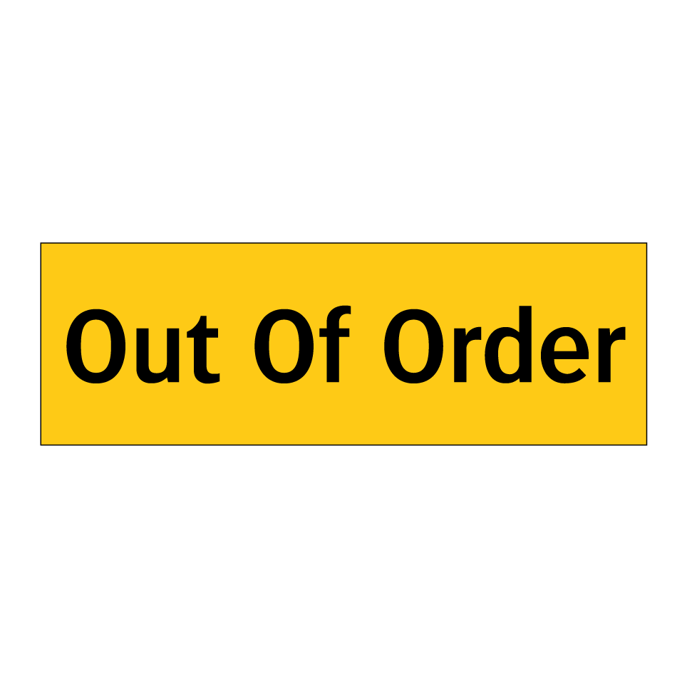 Out Of Order