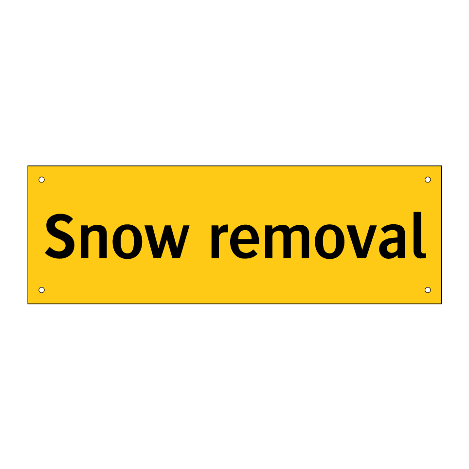 Snow removal