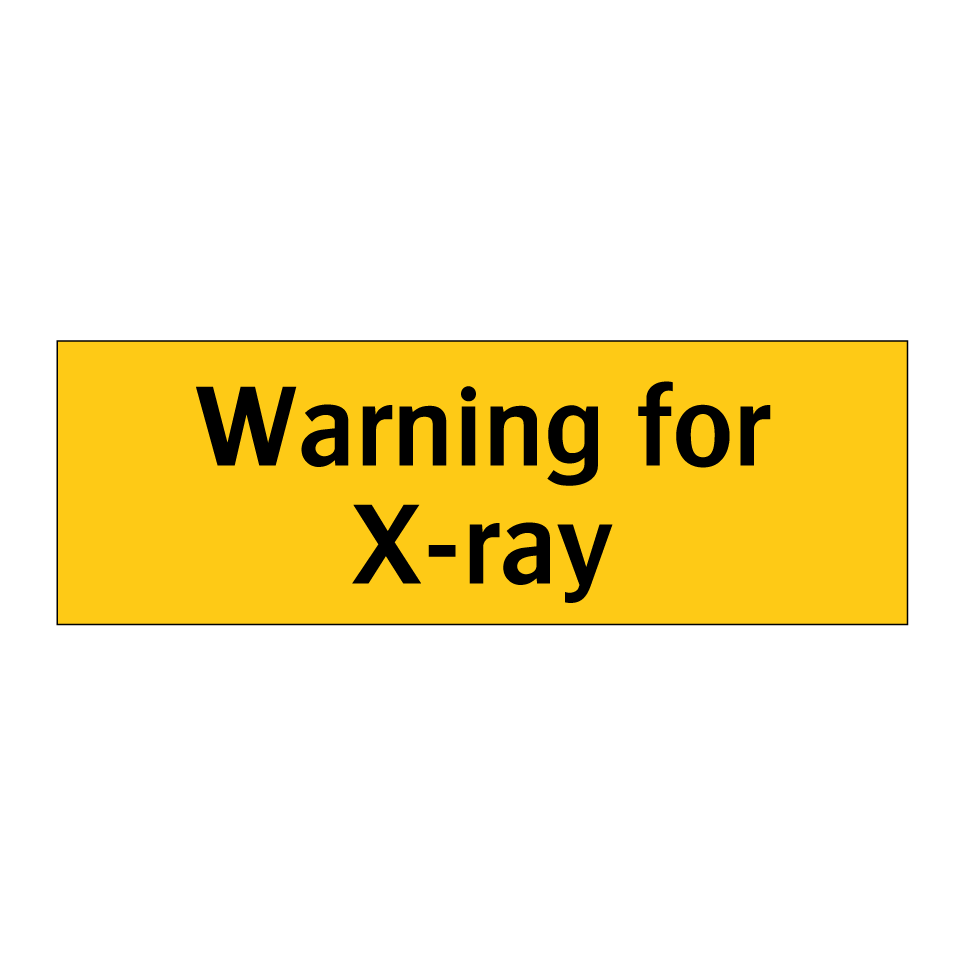 Warning for X-ray