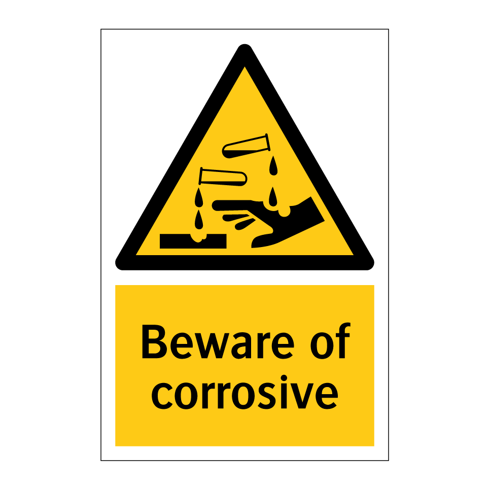 Beware of corrosive