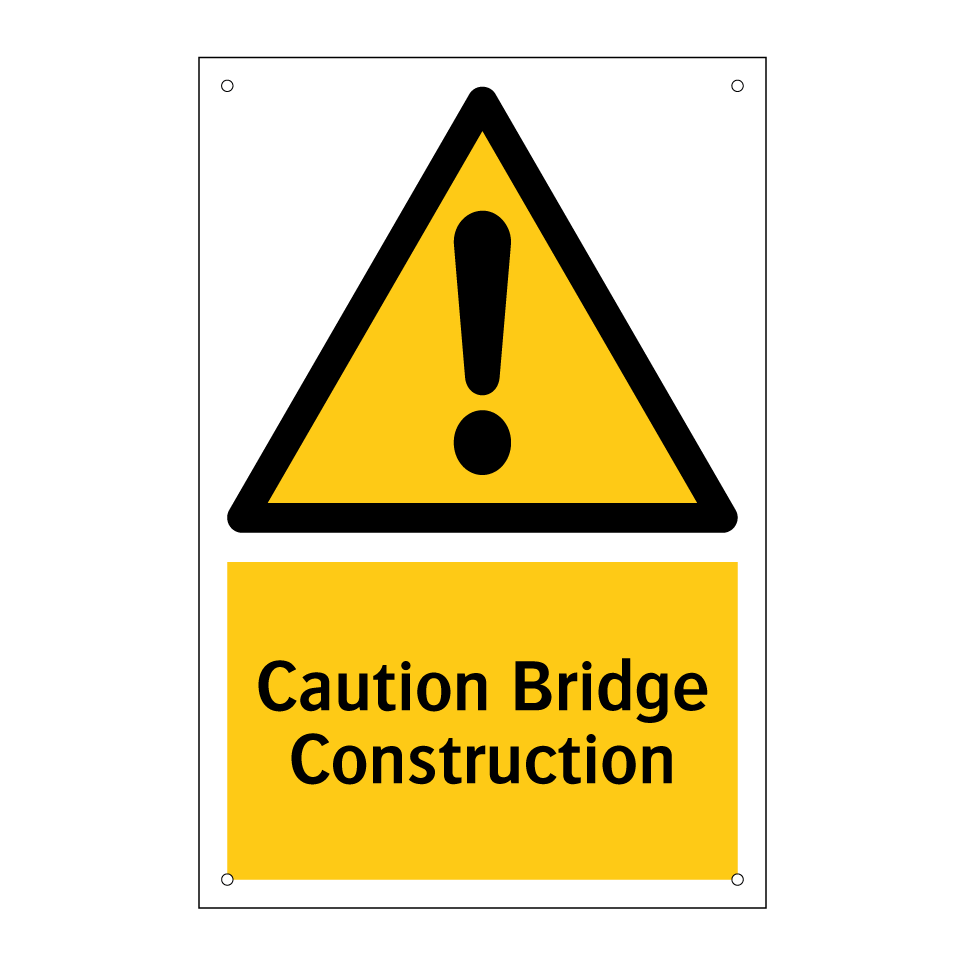 Caution Bridge Construction