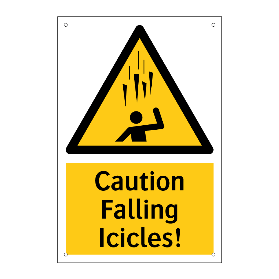 Caution Falling Icicles!