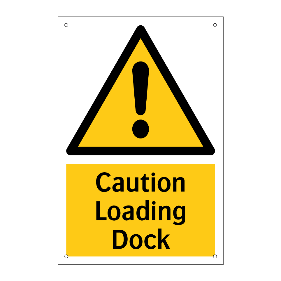 Caution Loading Dock