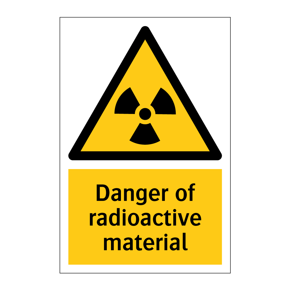 Danger of radioactive material
