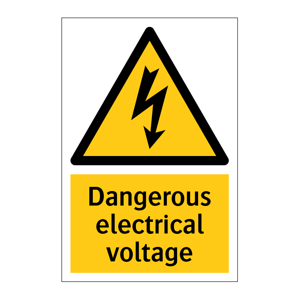 Dangerous electrical voltage