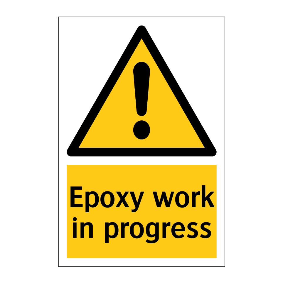 Epoxy work in progress
