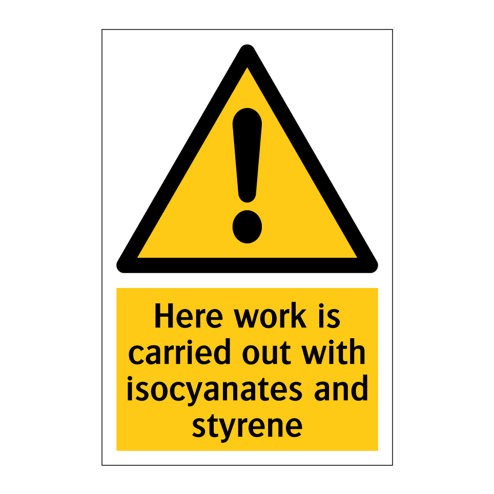 Here work is carried out with isocyanates and styrene