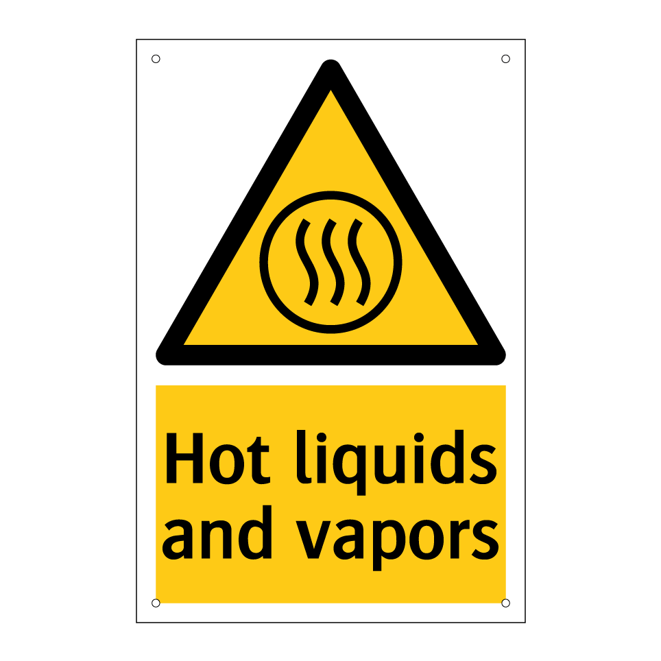 Hot liquids and vapors