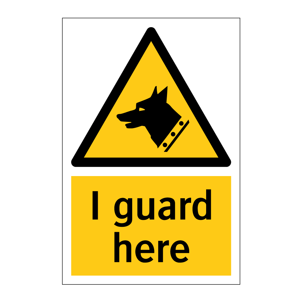 I guard here