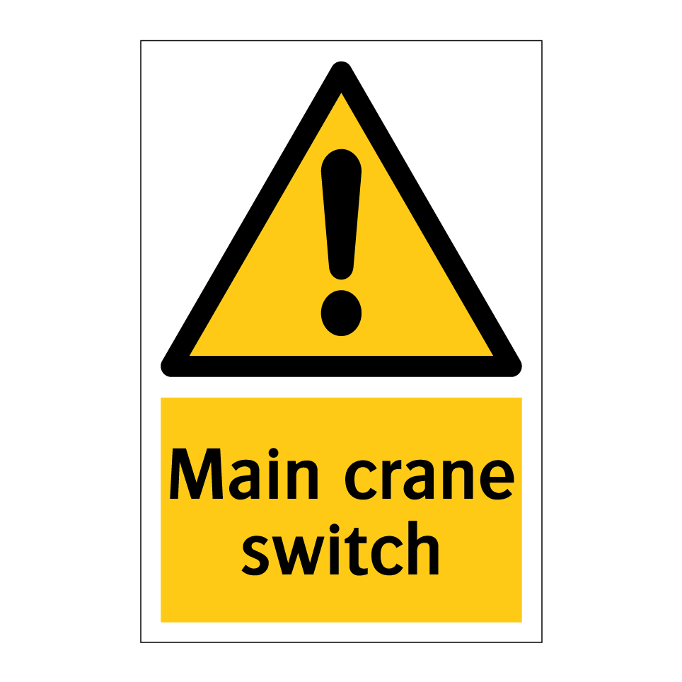 Main crane switch
