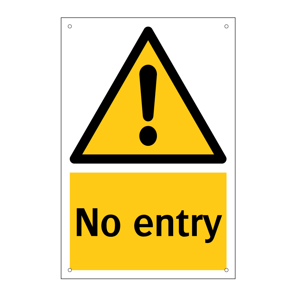 No entry
