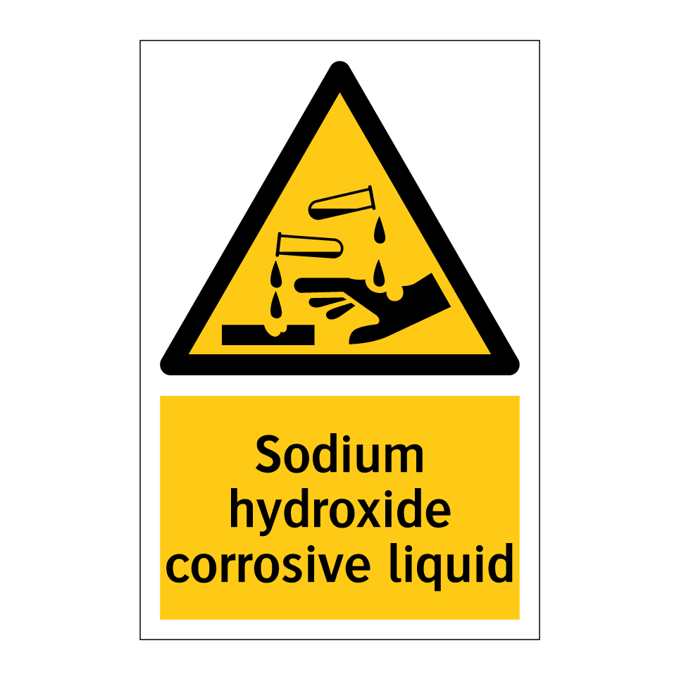Sodium hydroxide corrosive liquid