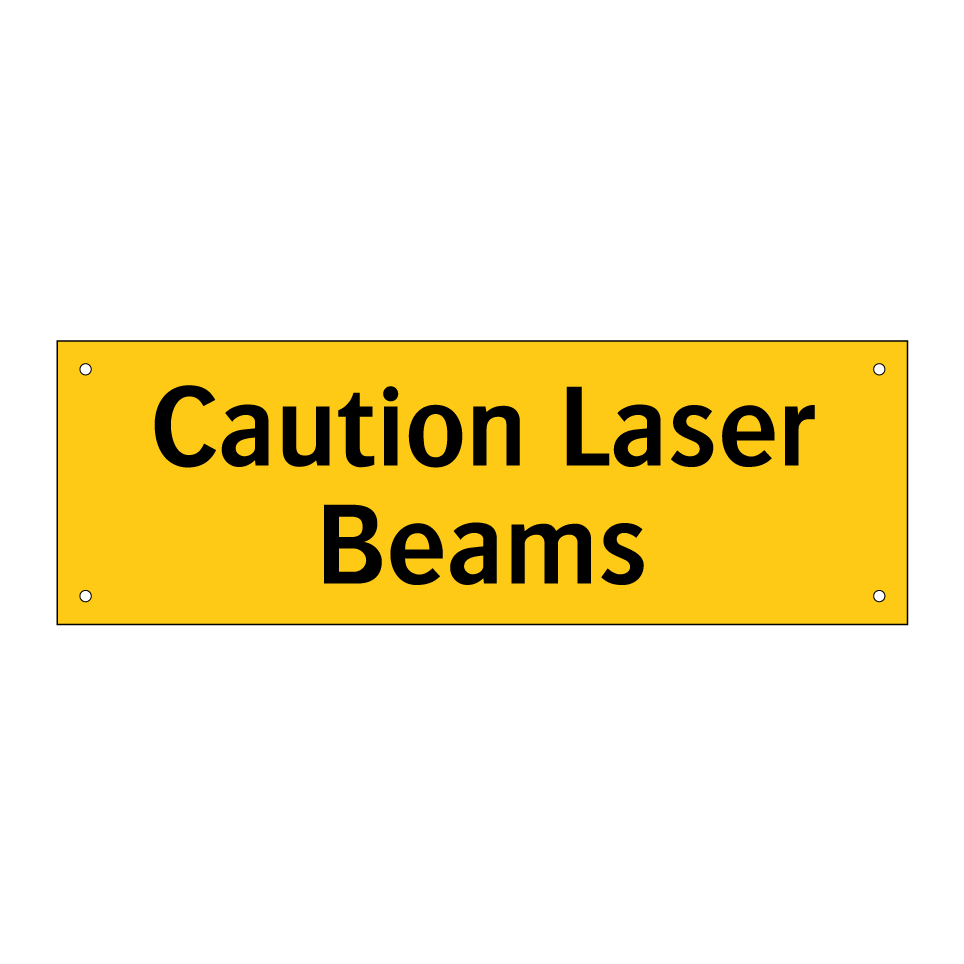 Caution Laser Beams