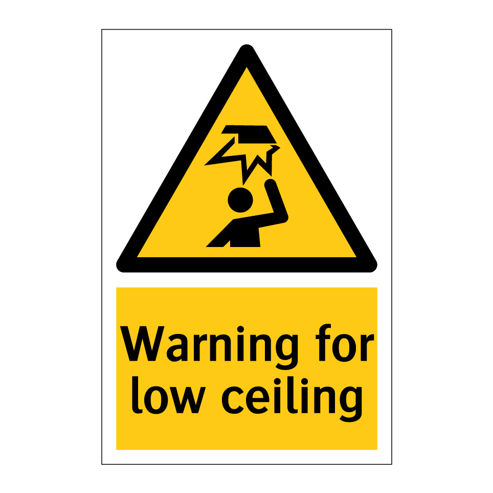 Warning for low ceiling