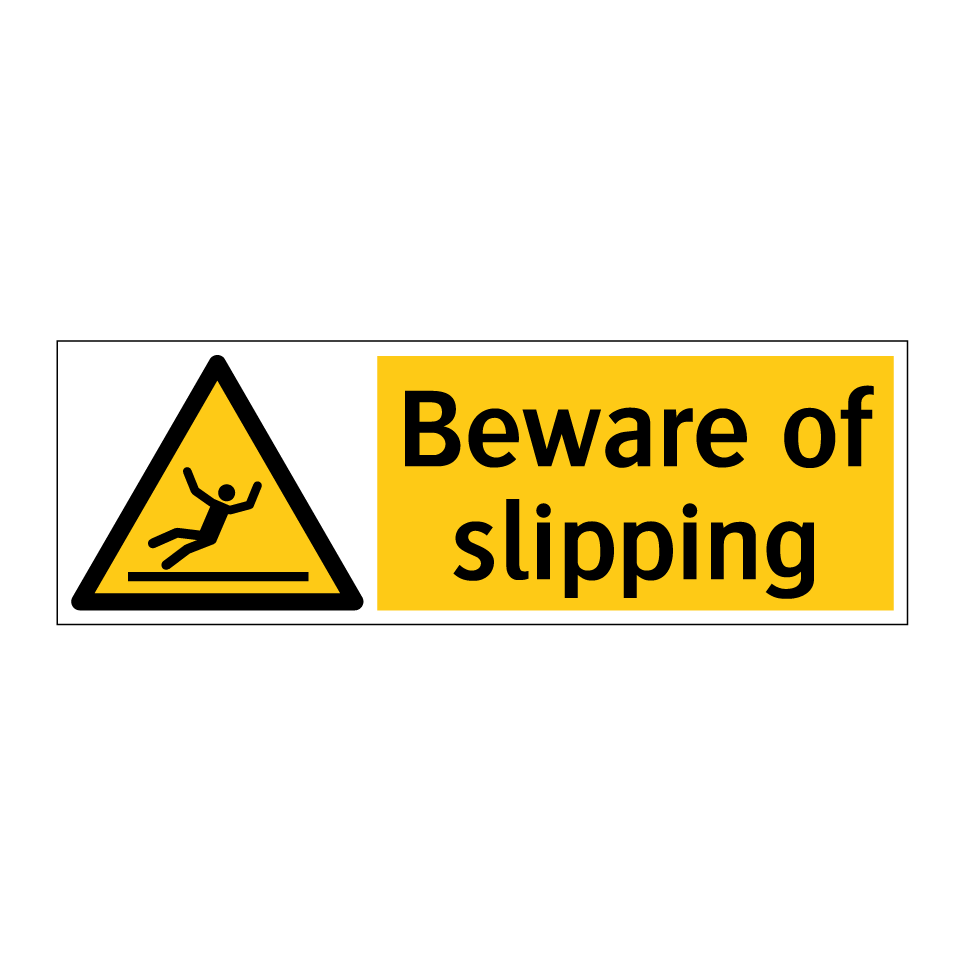 Beware of slipping