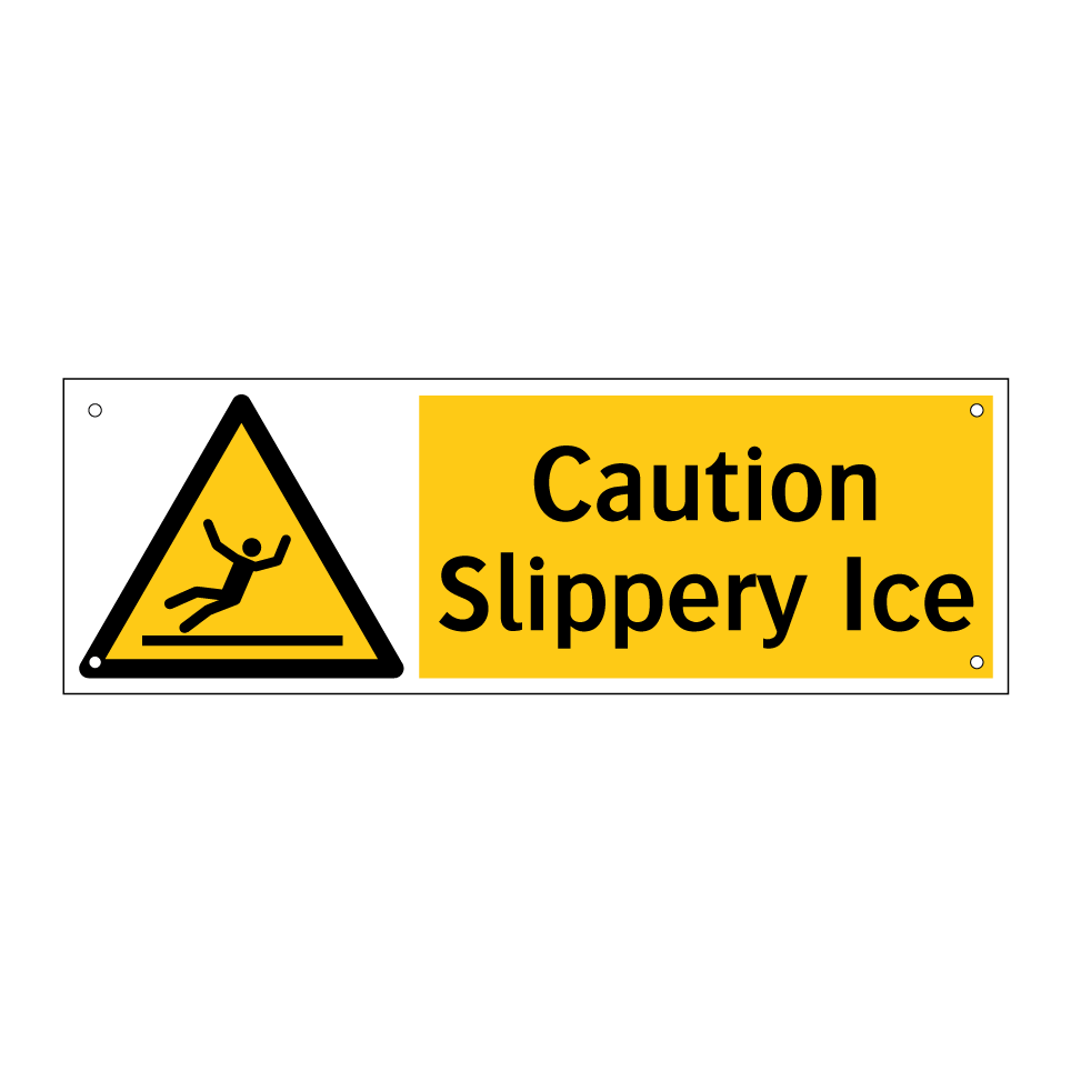 Caution Slippery Ice