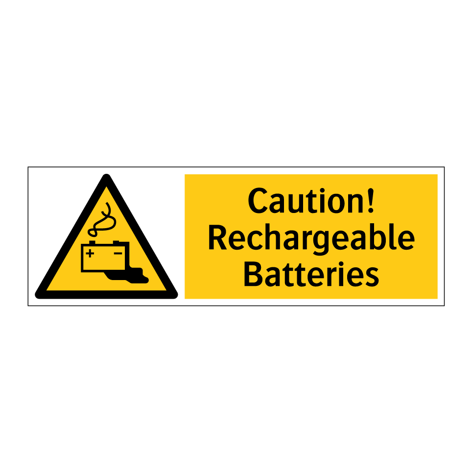 Caution! Rechargeable Batteries