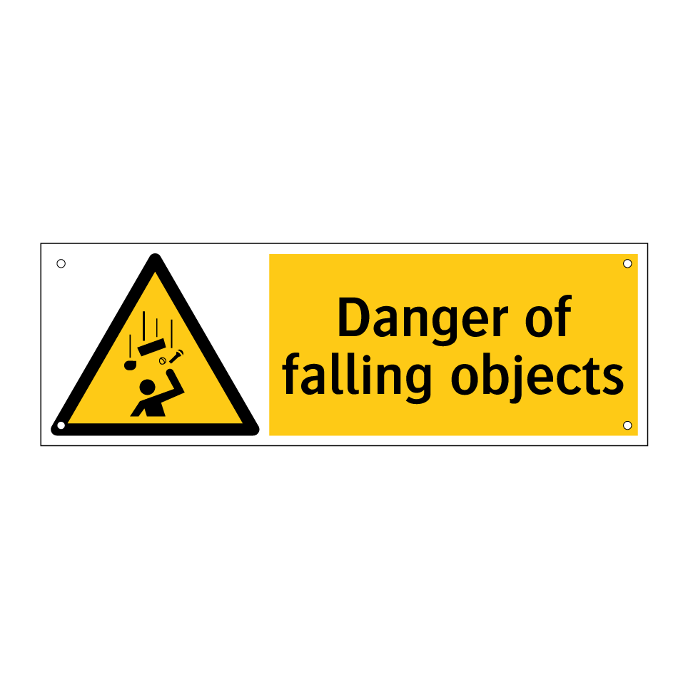 Danger of falling objects