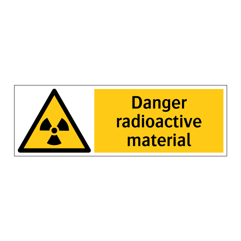 Danger radioactive material