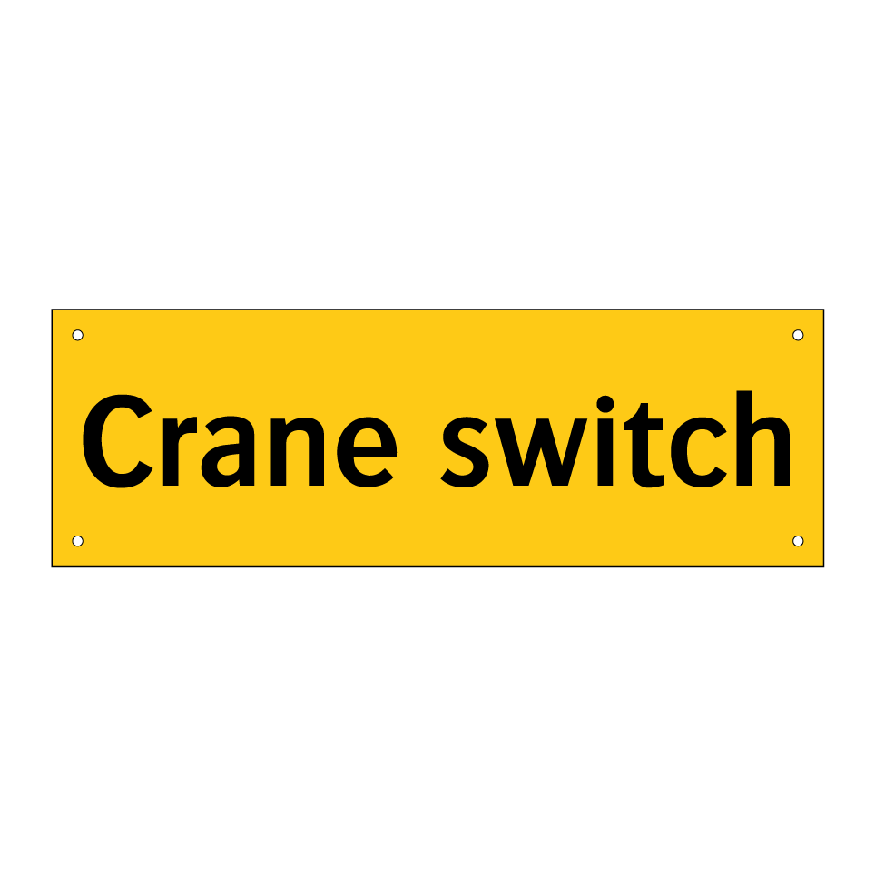 Crane switch
