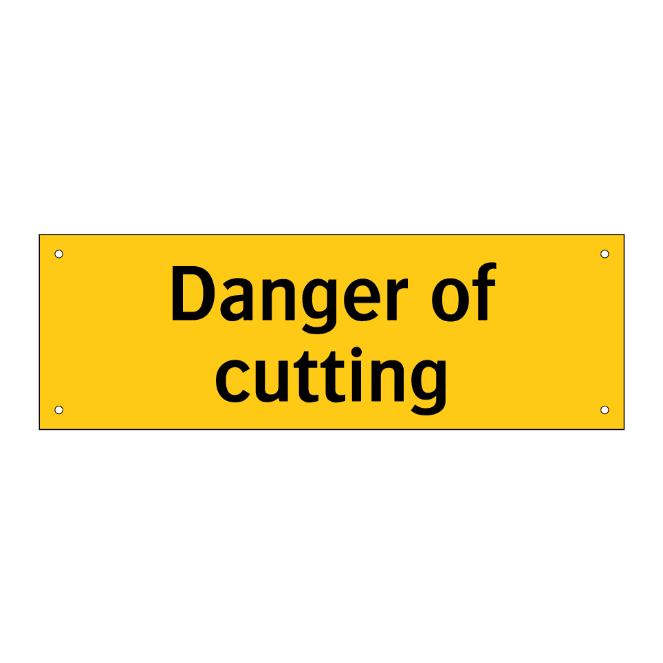 Danger of cutting