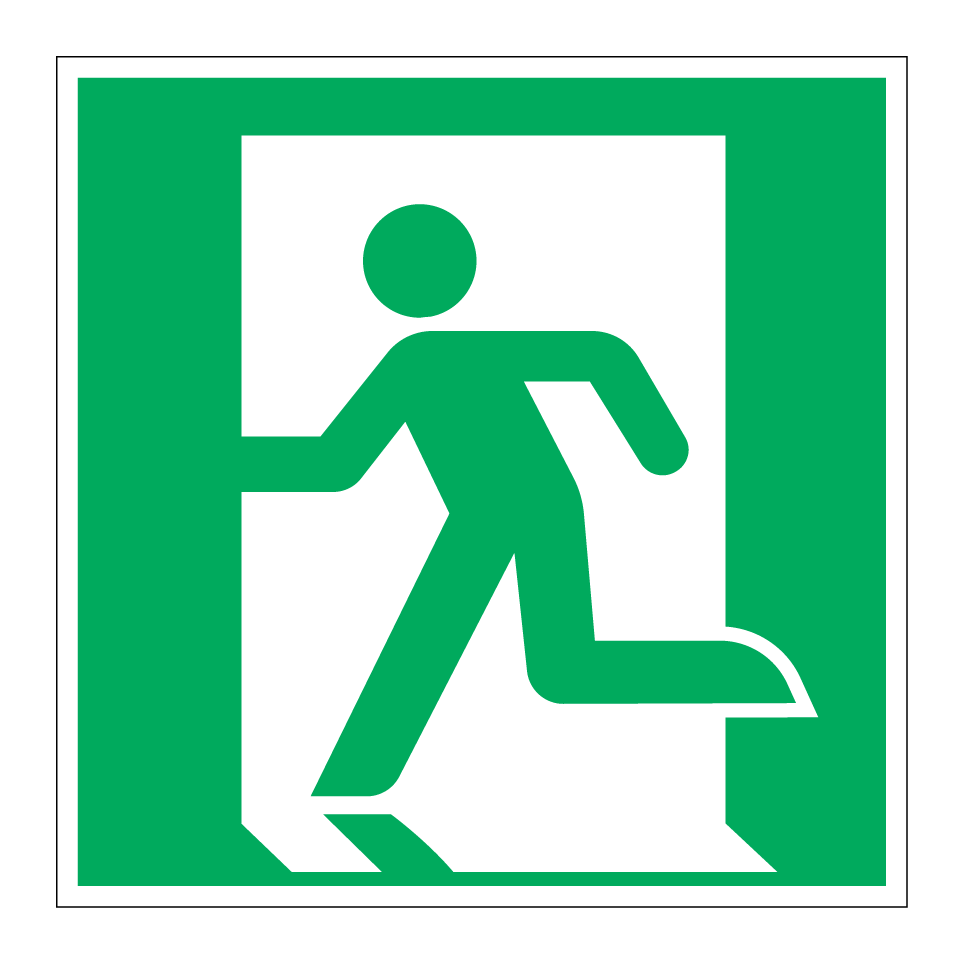 E001 Emergency exit (left hand)