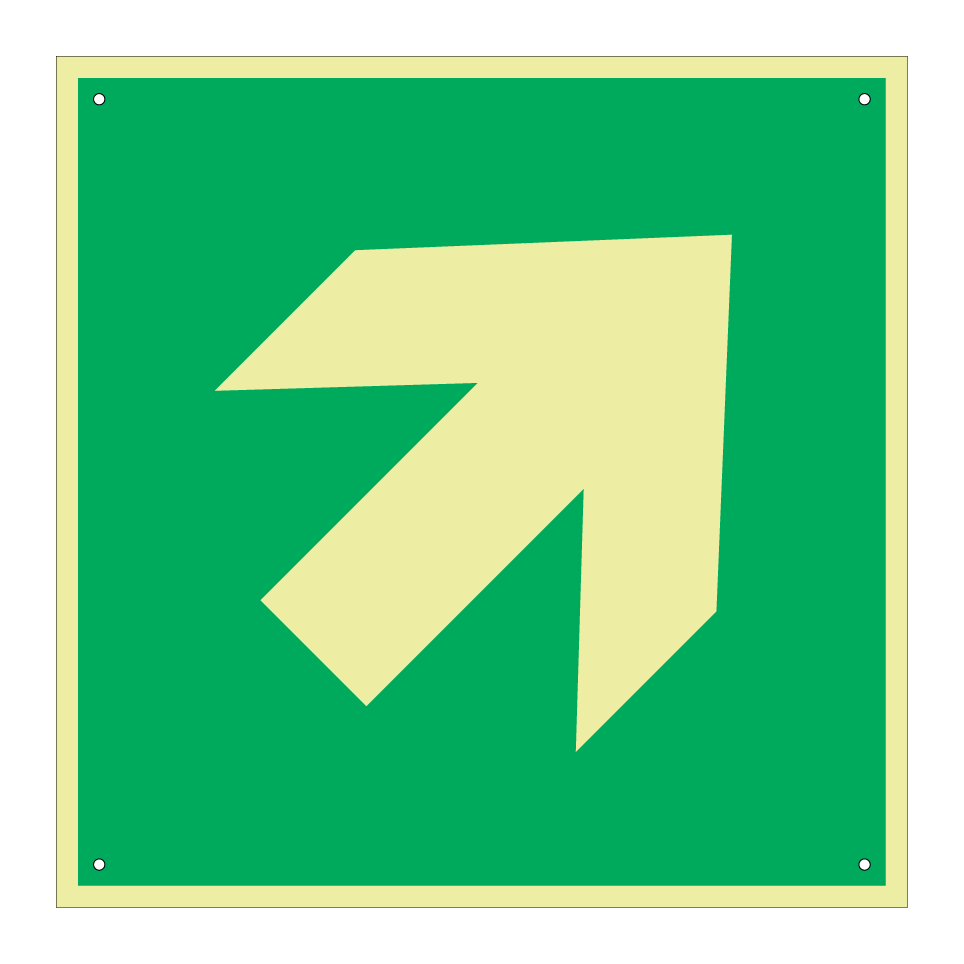 E006 Direction, 45° arrow (90° increments)