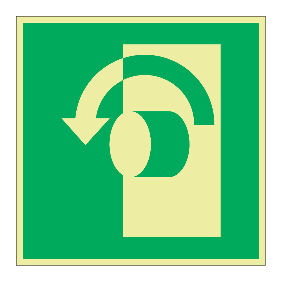 E018 Turn anticlockwise to open
