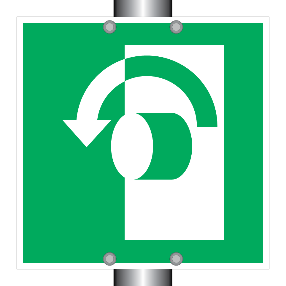 E018 Turn anticlockwise to open
