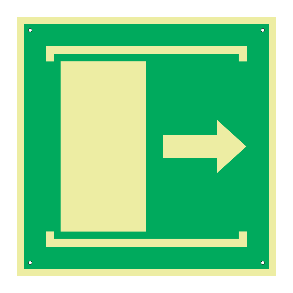 E033 Door slides right to open