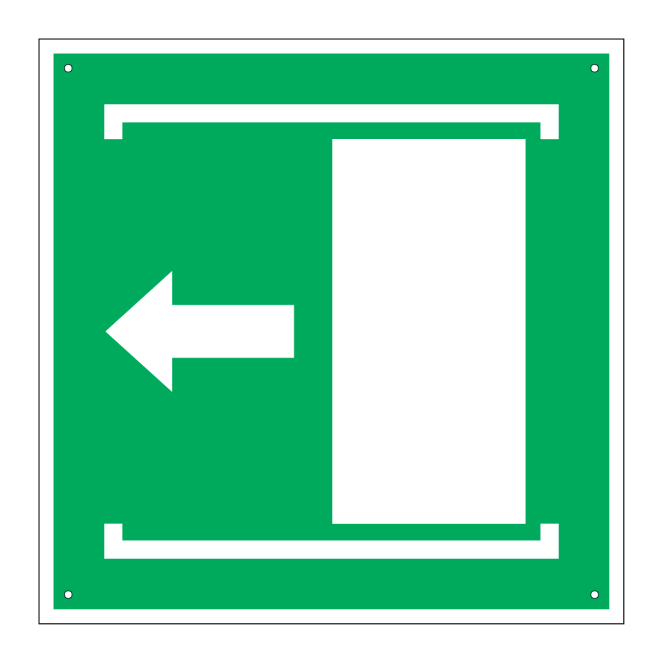 E034 Door slides left to open