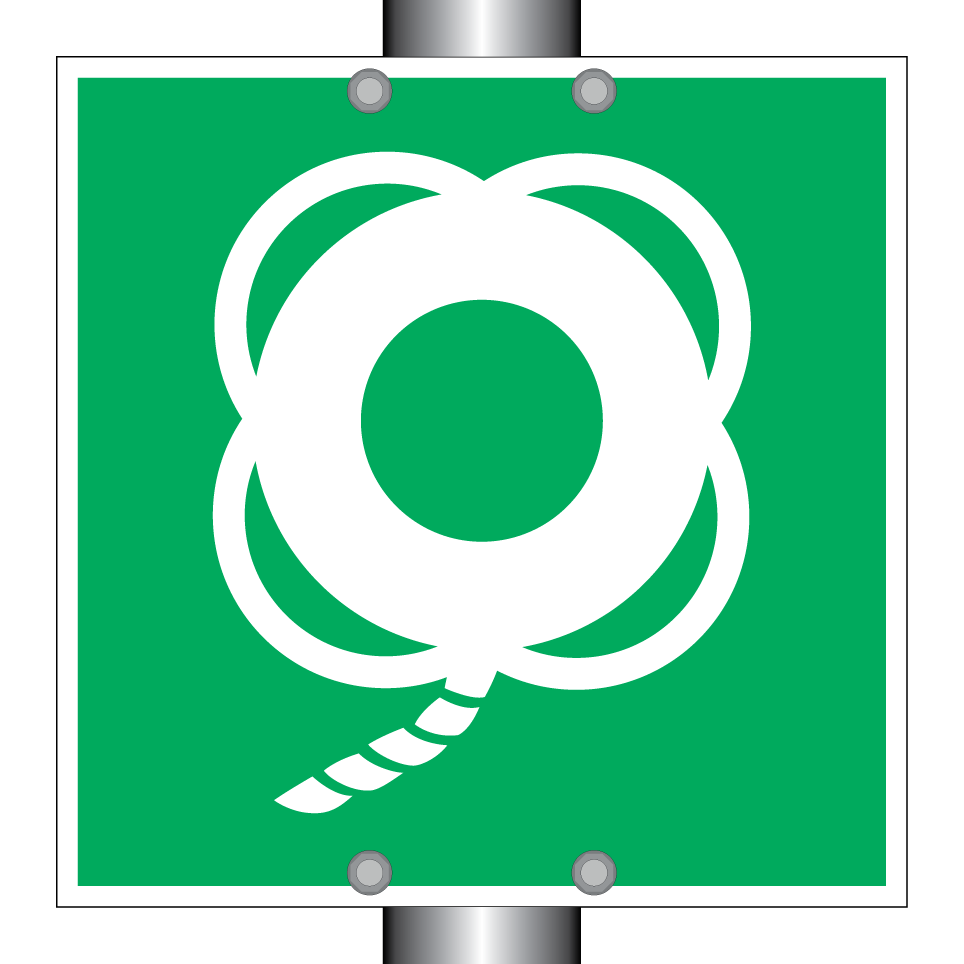 E041 Lifebuoy with line